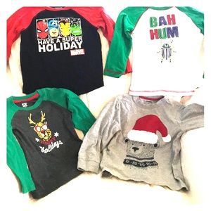 ☃️Holiday shirt bundle.Long sleeve tees.Super soft